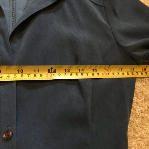 Vintage 90s Garage Soft Faux Suede Long Button Down Dress - Picture 11 of 16